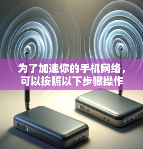 为了加速你的手机网络,可以按照以下步骤操作