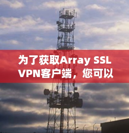 为了获取Array SSL VPN客户端，您可以按照以下步骤进行操作