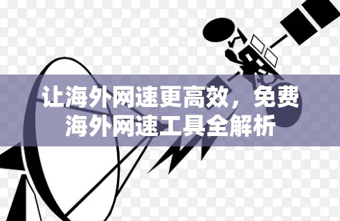 让海外网速更高效,免费海外网速工具全解析 让海外网速更高效,免费海外网速工具全解析