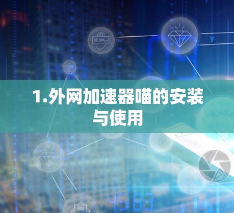 1.外网加速器喵的安装与使用