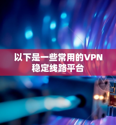 以下是一些常用的VPN稳定线路平台