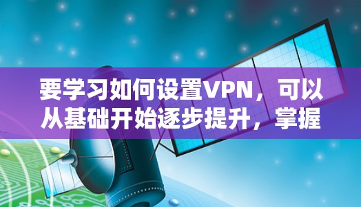 要学习如何设置VPN，可以从基础开始逐步提升，掌握基本功能并逐步添加高级功能。以下是一个详细的教程，包括学习顺序、推荐资源、使用建议和具体的步骤