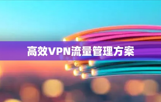 高效VPN流量管理方案