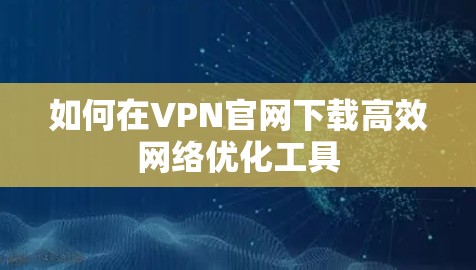 如何在VPN官网下载高效网络优化工具 如何在VPN官网下载高效网络优化工具